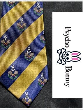 Psycho Bunny Silk Tennis Necktie